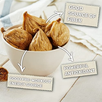 Happy Village Organic Dried Figs - Gourmet Vegan Snack