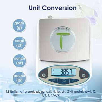 CGOLDENWALL Precision Lab Scale Digital Analytical Balance Laboratory Balance Jewelry Scale Scientif...