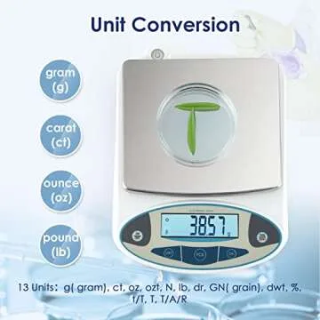 CGOLDENWALL Precision Lab Scale Digital Analytical Balance Laboratory Balance Jewelry Scale Scientif...
