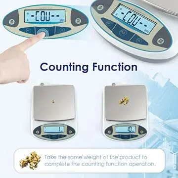 CGOLDENWALL Precision Lab Scale Digital Analytical Balance Laboratory Balance Jewelry Scale Scientific Scale 0.01g Accuracy 110V (5000g, 0.01g)