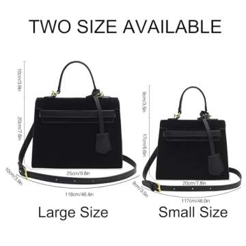 Top Handle Vintage Satchel Bag for Women - Chic Style