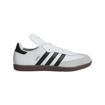 adidas Men's Samba Classic Soccer Shoe in White and Black