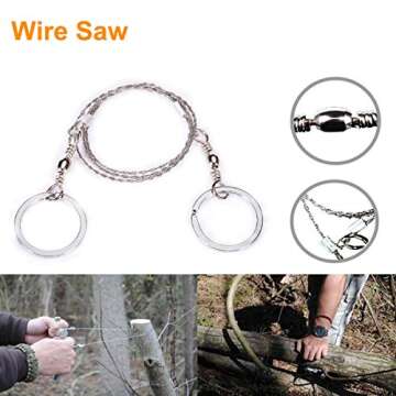 EMDMAK Survival Kit Essential Gear for Outdoor Activities