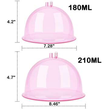 weiwei Buttock Vacuum Therapy Cups for Curvy Lift