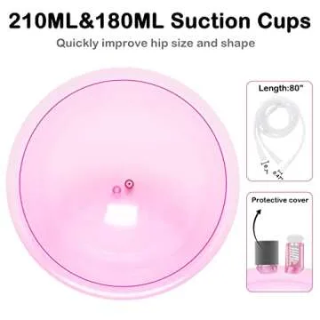 weiwei Buttock Vacuum Therapy Cups for Curvy Lift