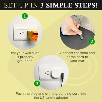 Grounding Mat for Wellness & Relaxation - 24 x 35in Kit