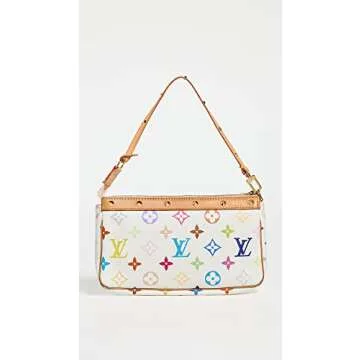 Louis Vuitton Women's Pre-Loved Pochette, White, One Size