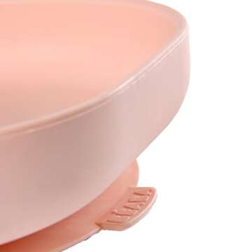 Beaba Silicone Baby Suction Plate, Non-Slip Suction Bottom - Easy to Clean, Silicone Plates for Baby...