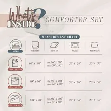 Elegant Comfort 10-Piece Multi-Ruffle Bed Set for All Seasons