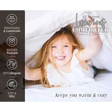 Elegant Comfort 10-Piece Multi-Ruffle Bed Set for All Seasons