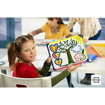 Small White Board Dry Erase Board for Kids Portable 9"x12" Lapboard Travel Drawing Magnetic Mini Whiteboard for Students Teachers School Supplies Small Dry Erase Board for Kids 4 Markers Included