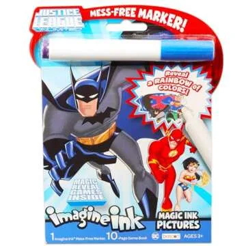 Imagine Ink Coloring Book Assorted Set for Boys with Stickers (Bundle Includes 6 No Mess Books Featuring Cars, Avengers and More) (Imagine Ink Coloring Books)