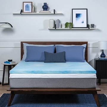 Sure2Sleep Gel Swirl Memory Foam Mattress Topper USA Made