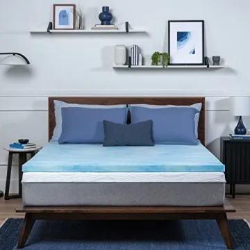 Sure2Sleep Gel Swirl Memory Foam Mattress Topper USA Made