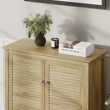 SICOTAS Chic Sideboard Buffet Cabinet Set with Storage