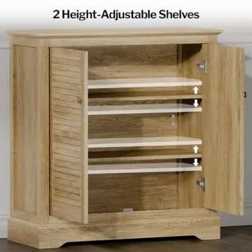 SICOTAS Chic Sideboard Buffet Cabinet Set with Storage