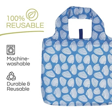 rockflowerpaper Reusable Grocery Bags - Stylish and Durable