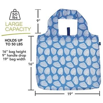 rockflowerpaper Reusable Grocery Bags - Stylish and Durable