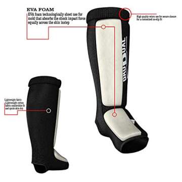 BadBoxe Shin Guards - Ultimate Protection for Martial Arts