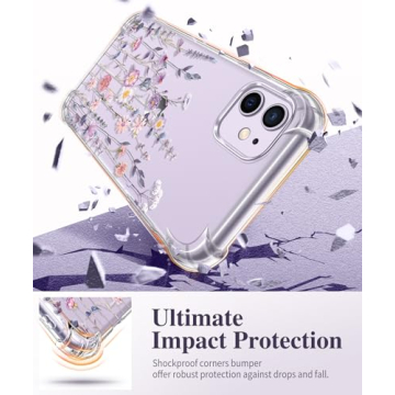 GVIEWIN iPhone 11 Case with Screen & Camera Protector