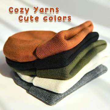 FURTALK Toddler Beanie Baby Boys Girls Beanies Kids Knit Winter Hats for 0-8 Years