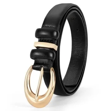 TRIWORKS Women Leather Belt for Jeans Pants Fashion
