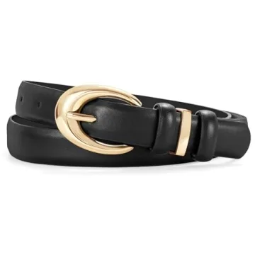TRIWORKS Women Leather Belt for Jeans Pants Fashion