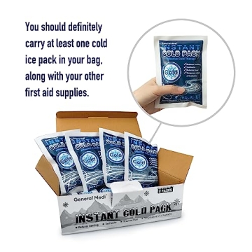 General Medi Instant Ice Cold Pack - 8 Disposable Relief Packs