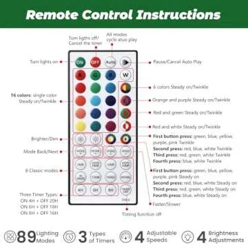 SHareconn 6ft Prelit Premium Artificial Hinged Full Christmas Tree with 250 Multi-Color Changing RGB Lights, 952 PVC Branch Tips, Remote Control Pre-Lit Tree for Xmas Decoration, White