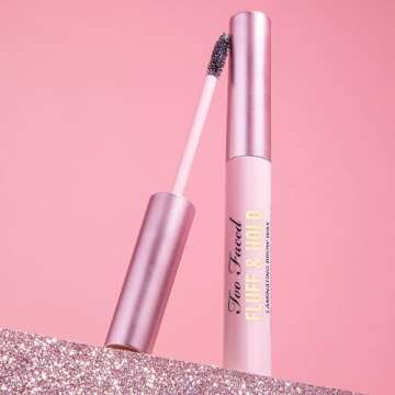 Too Faced Fluff & Hold Laminating Brow Wax | Volumizing, Vegan + Cruelty Free, 0.32 Ounce