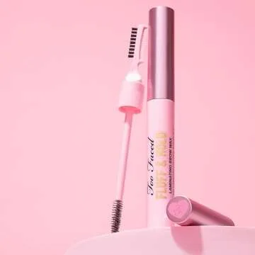 Too Faced Fluff & Hold Laminating Brow Wax | Volumizing, Vegan + Cruelty Free, 0.32 Ounce