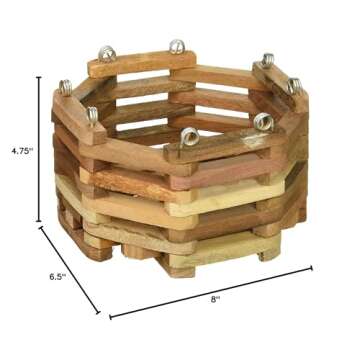 Sun Bulb 51720 Better GRO Octagon Cedar Basket, 8"
