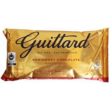 Guittard Semisweet Chocolate Chips 12 Oz Pack of 2