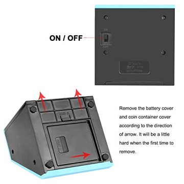 Youngine Coin Eating Savings Bank for Kids and Adults