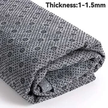 Pllieay 72x40 Inch Non Slip Final Backing Cloth, Vinyl Primary Tufting Cloth Backing Fabric, Non Slip Pad with Plum Blossom Pattern for Carpets Rug Tufting Gun Cushion Punch Needle