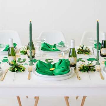 Lacaser Natural Beeswax Taper Candles Bulk, Colored Candlesticks in Rainbow Colors, Smokeless & Unscented, 9" Long Candle Sticks, Burning Time 4 Hours,14pcs