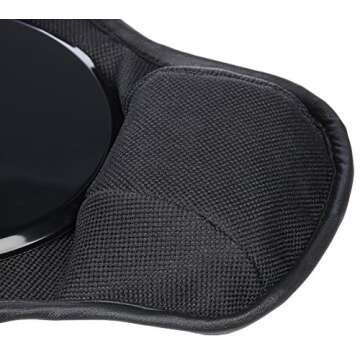 Amazon Basics Car Dashboard Mount Holder for Garmin, Tomtom, Magellan and Other Portable GPS Navigators, Black