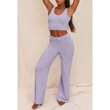 Fixmatti Women 3-Piece Cozy Fleece Lounge Set