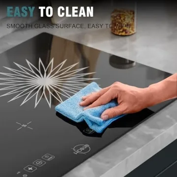 Hobsir 2 Burner Electric Cooktop - Ceramic 24 Inch