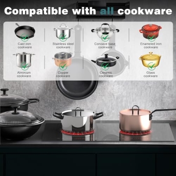 Hobsir 2 Burner Electric Cooktop - Ceramic 24 Inch