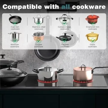 Hobsir 2 Burner Electric Cooktop - Ceramic 24 Inch