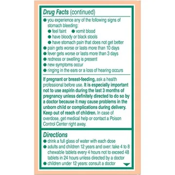 Bayer Children's Aspirin Chewable Low Dose Orange Tablets