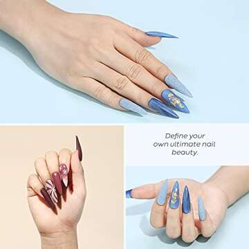 Gel Nail Polish 24 Colors 7ML Summer Neon Gel Polish Set Soak Off Gel Nail Kit Green Red Glitter Nail Gel Polish Set Nail Art Starter Kit Beauty Gifts Set Box by Modelones