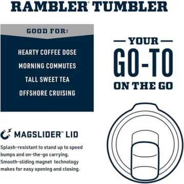 YETI Rambler 30 oz Tumbler with MagSlider Lid for All