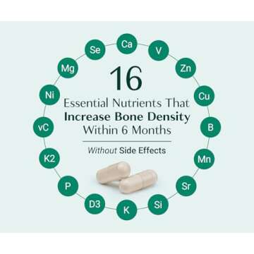 ALGAECAL Bone Builder Pack - Organic Red Algae Calcium Supplement with 16 Essential Nutrients. Clinically Supported to Increase Bone Density Within 6 Months––Guaranteed - 3 Months Supply