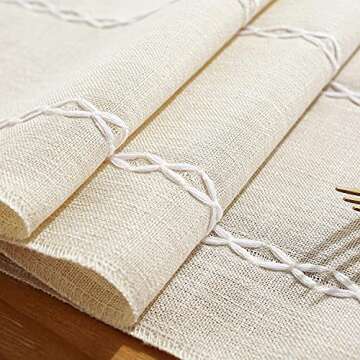 Chassic Rustic Farmhouse Table Runner for Elegant Dining