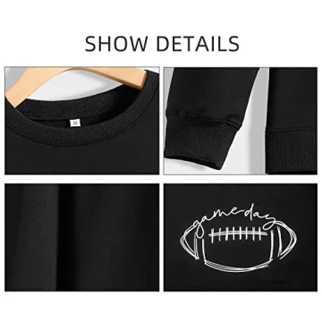 Comfortable Game Day Sweatshirt for Football Fans
