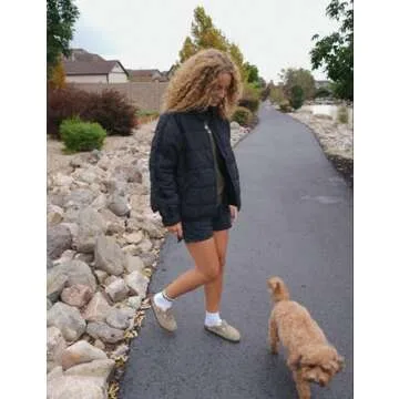 Omoone Women's Lightweight Quilted Puffer Jacket for Winter