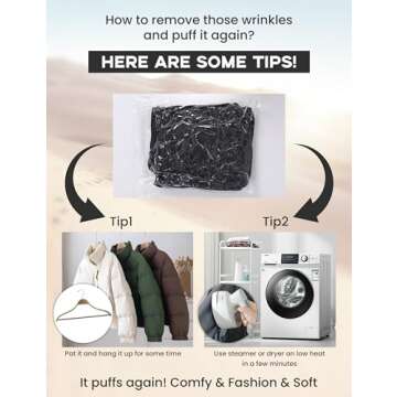 Omoone Women's Lightweight Quilted Puffer Jacket for Winter