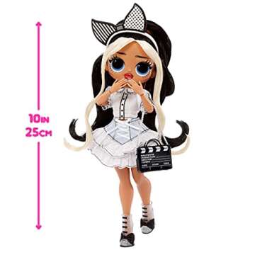 L.O.L. Surprise! OMG Movie Magic Starlette Fashion Doll with 25 Surprises Including 2 Outfits, 3D Glasses, Accessories, Reusable Playset– Gift for Kids, Toys for Girls Boys Ages 4 5 6 7+ Years Old